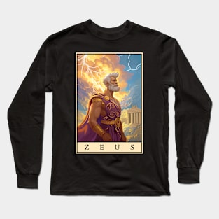 Zeus: Greek God of the Sky Long Sleeve T-Shirt